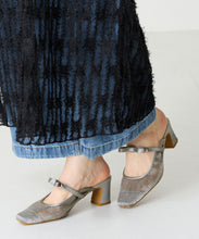 画像をギャラリービューアに読み込む, リボンベルトラインストーンシアーミュール/51124