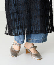 画像をギャラリービューアに読み込む, リボンベルトラインストーンシアーミュール/51124