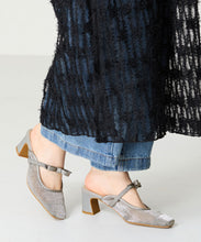 画像をギャラリービューアに読み込む, リボンベルトラインストーンシアーミュール/51124