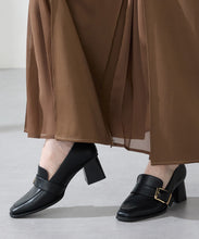 画像をギャラリービューアに読み込む, ベルトデザインヒールローファー/51315