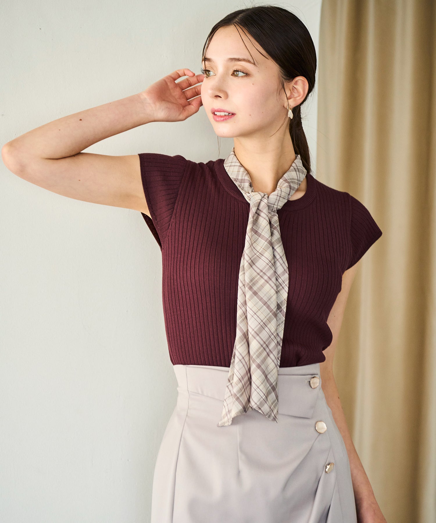 COS フレンチスリーブニットドレス COS フレンチスリーブニットドレス