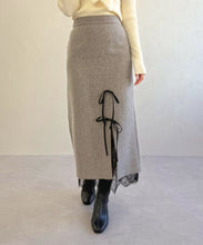画像をギャラリービューアに読み込む, ネップツイードレーストリムスカート/TT547212