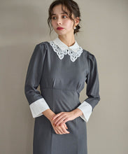 画像をギャラリービューアに読み込む, カフス付きマーメイドワンピース/TT537411