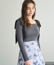 画像をギャラリービューアに読み込む, 【再入荷】ベロア肩リボンニット/TT538309