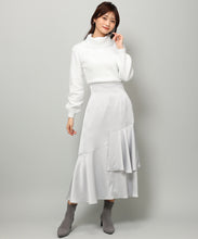 画像をギャラリービューアに読み込む, フラッフィーラメジャガードオフタートルニット/MM348304