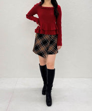 画像をギャラリービューアに読み込む, ペプラムボリューム袖ニット/TT548317