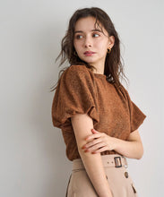 画像をギャラリービューアに読み込む, モール半袖ニット/TT538308