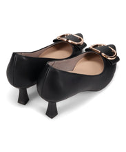 画像をギャラリービューアに読み込む, 変形リボンモチーフヒールパンプス/61117