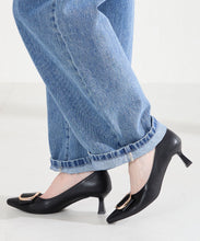 画像をギャラリービューアに読み込む, 変形リボンモチーフヒールパンプス/61117