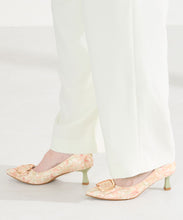 画像をギャラリービューアに読み込む, 変形リボンモチーフヒールパンプス/61117