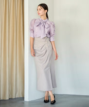 画像をギャラリービューアに読み込む, シャーリングシアーボウタイブラウス/TT538106