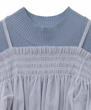 画像をギャラリービューアに読み込む, チュールレイヤードニットワンピース/TT437414