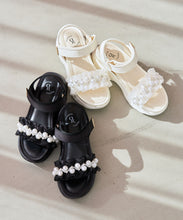 画像をギャラリービューアに読み込む, チュール×パールスポーツサンダル/66201