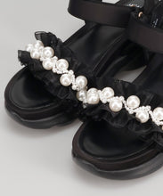 画像をギャラリービューアに読み込む, チュール×パールスポーツサンダル/66201