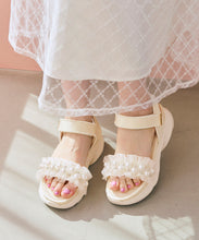 画像をギャラリービューアに読み込む, チュール×パールスポーツサンダル/66201