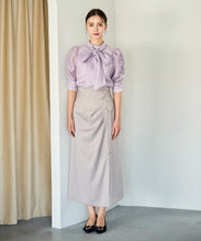 画像をギャラリービューアに読み込む, シャーリングシアーボウタイブラウス/TT538106