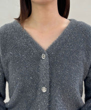 画像をギャラリービューアに読み込む, Vネックシャギーカーディガン/TT548402
