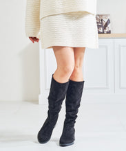 画像をギャラリービューアに読み込む, スエードルーズフィットロングブーツ/57508