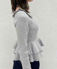 画像をギャラリービューアに読み込む, ペプラムボリューム袖ニット/TT548317