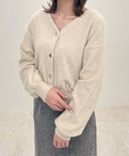 画像をギャラリービューアに読み込む, Vネックシャギーカーディガン/TT548402