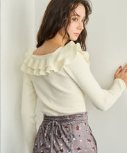 画像をギャラリービューアに読み込む, フリルカラーニット/TT538311