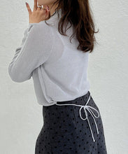 画像をギャラリービューアに読み込む, 【一部店舗限定】リボン付きフェミニンクルーネックニット/TT658305
