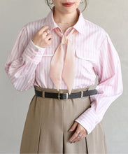 画像をギャラリービューアに読み込む, スカーフ付きシャツブラウス/TT618103