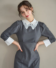 画像をギャラリービューアに読み込む, カフス付きマーメイドワンピース/TT537411