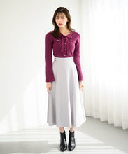 画像をギャラリービューアに読み込む, サイドバックルフレアスカート/MM447217