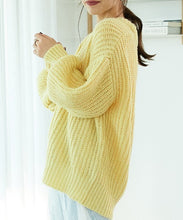 画像をギャラリービューアに読み込む, Vネックニットカーディガン/MO33N01
