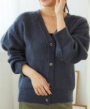 画像をギャラリービューアに読み込む, シャギーニットカーディガン/MO33N02