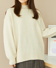 画像をギャラリービューアに読み込む, バックスリットニットプルオーバー/MO33N03