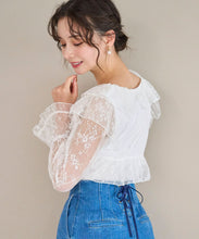 画像をギャラリービューアに読み込む, アソートフリルリボンブラウス/TT53811