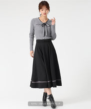 画像をギャラリービューアに読み込む, 配色ボウタイケーブルニット/MM548307