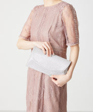 画像をギャラリービューアに読み込む, ラインストーンレタークラッチバッグ/MOB014