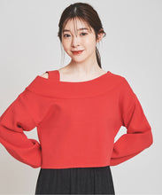 画像をギャラリービューアに読み込む, アシメオフショルニット/TT418306