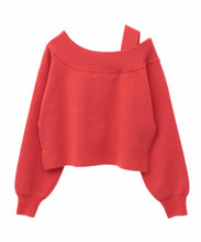 画像をギャラリービューアに読み込む, アシメオフショルニット/TT418306