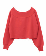 画像をギャラリービューアに読み込む, アシメオフショルニット/TT418306