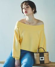 画像をギャラリービューアに読み込む, アシメオフショルニット/TT418306