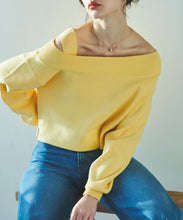 画像をギャラリービューアに読み込む, アシメオフショルニット/TT418306