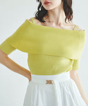 画像をギャラリービューアに読み込む, オフショルリブニット/TT418317