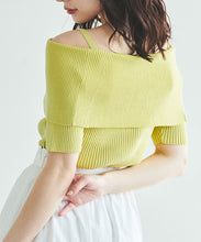 画像をギャラリービューアに読み込む, オフショルリブニット/TT418317