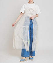 画像をギャラリービューアに読み込む, チュールティアードキャミワンピース/TT417426