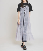 画像をギャラリービューアに読み込む, チュールティアードキャミワンピース/TT417426