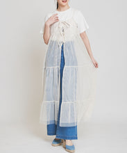 画像をギャラリービューアに読み込む, チュールティアードキャミワンピース/TT417426