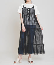 画像をギャラリービューアに読み込む, チュールティアードキャミワンピース/TT417426