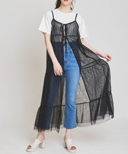 画像をギャラリービューアに読み込む, チュールティアードキャミワンピース/TT417426