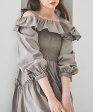 画像をギャラリービューアに読み込む, オフショルダーワンピース/TT417430