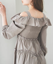 画像をギャラリービューアに読み込む, オフショルダーワンピース/TT417430