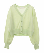 画像をギャラリービューアに読み込む, シアーラメカーディガン/TT418322